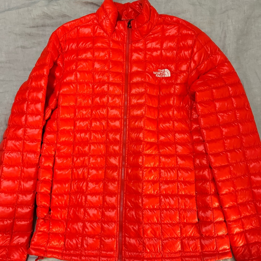The North Face Orange Thermoball Jacket